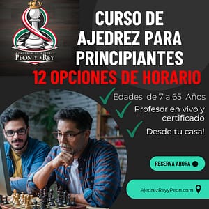 Pago Curso de Ajedrez para principiantes